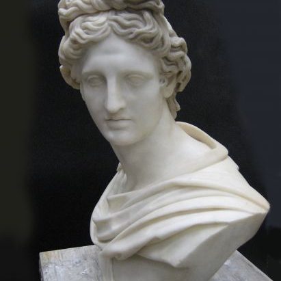 Apollo Belvedere - a marble bust After Treatment